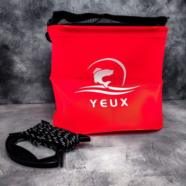 Yeux Outdoor Foldable Fishing Bucket Оранжевый