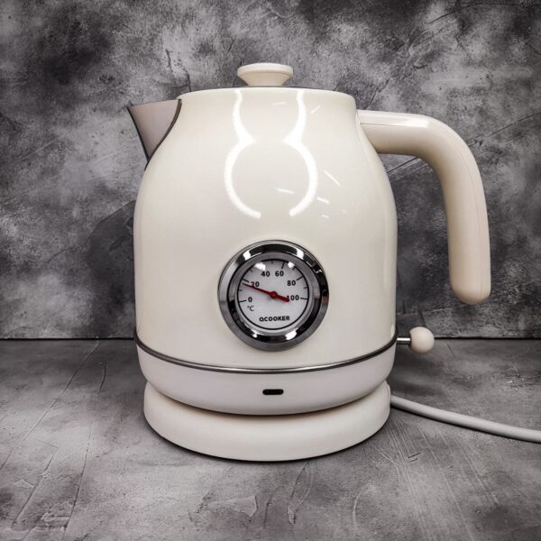 Qcooker Retro Electric Kettle Белый