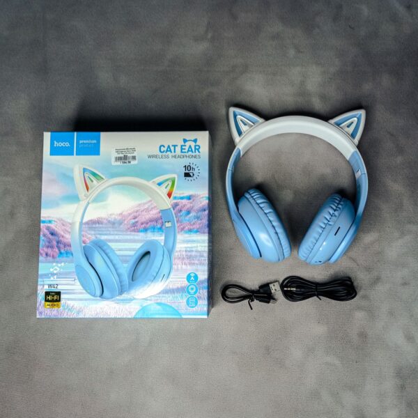 Hoco W42 CAT Ear Синий
