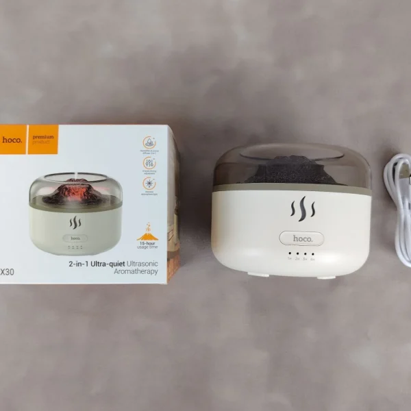 Hoco HX30 2in1 Ultra-quiet Ultrasonic Aromatherapy Белый